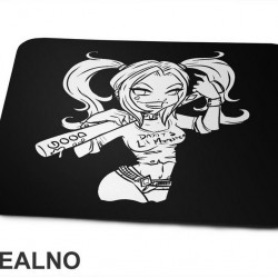 Daddy's Lil Monster - Silhouette - Harley Quinn - Podloga za miš																	