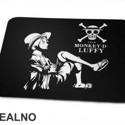 Monkey. D. Luffy - Portrait - Sitting - One Piece - Podloga za miš