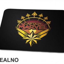 Captain Marvel - Logo - Avengers - Podloga za miš