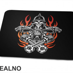 Skull Biker - Fire - Moto - Motori - Majice