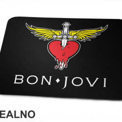 Bon Jovi Logo Illustration - Muzika - Podloga za miš