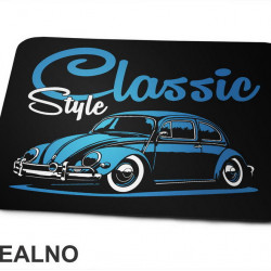 Classic Style - Volkswagen Beetle - Buba - Kola - Auto - Podloga za miš