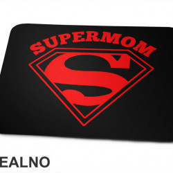 Supermom - Red Logo - Mama i Tata - Ljubav - Podloga za miš