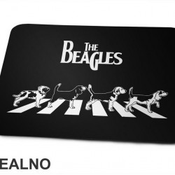 The Beagles - Silhouette Beagles - Pas - Dog - Podloga za miš