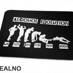 Alcohol Evolution - Humor - Podloga za miš