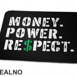 Money. Power. Respect - Green - Scarface - Podloga za miš Money. Power. Respect - Green - Scarface - Podloga za miš