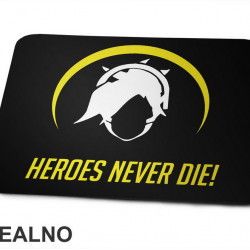 Heroes Never Die! Silhouette - Overwatch - Podloga za miš
