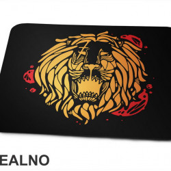 Lion - Illustration - Red - Lav - Životinje - Podloga za miš