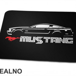 Mustang - Silhouette - Kola - Auto - Podloga za miš