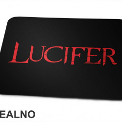 Lucifer - Red Logo - Podloga za miš