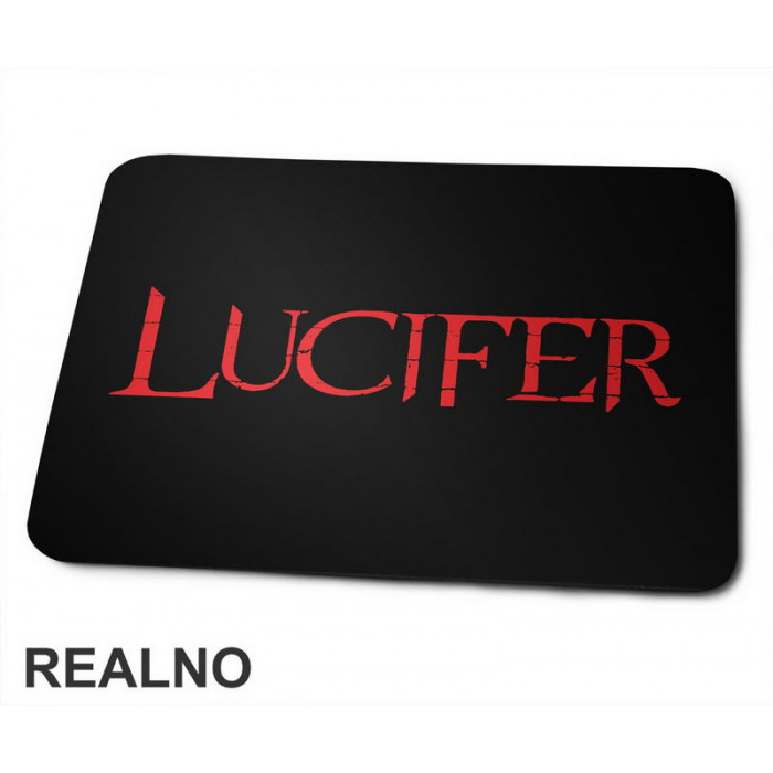 Lucifer - Red Logo - Podloga za miš