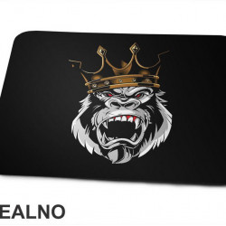 Besna Gorila Sa Zlatnom Krunom - Gorilla - Životinje - Podloga za miš
