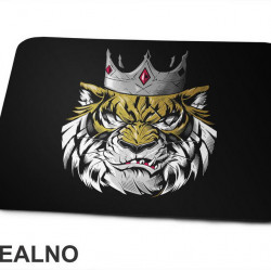 Head Tiger With Silver Crown - Tigar - Životinje - Podloga za miš
