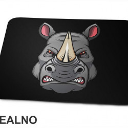 Angry Head Rhinoceros - Nosorog - Životinje - Podloga za miš