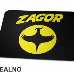 Logo Zagor - Yellow - Strip - Podloga za miš