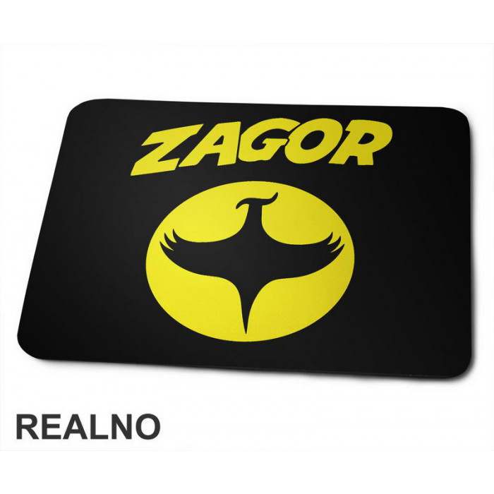 Logo Zagor - Yellow - Strip - Podloga za miš