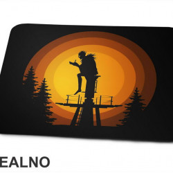 Riyk - Orange Moon And Shadow - Death Note - Podloga za miš