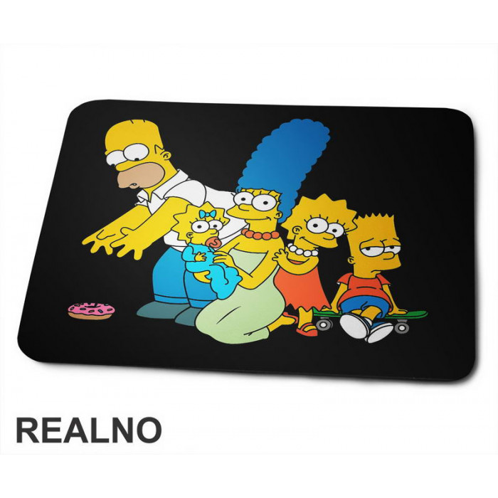 Svi zajedno - Family - The Simpsons - Simpsonovi - Podloga za miš