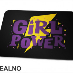 Girl Power - Purple And Yellow - Podloga za miš