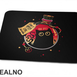 Don't Open Evil Inside - Do It - Cat - Magic Potion - Dark Humor - Podloga za miš Don't Open Evil Inside - Do It - Cat - Magic Potion - Dark Humor - Podloga za miš