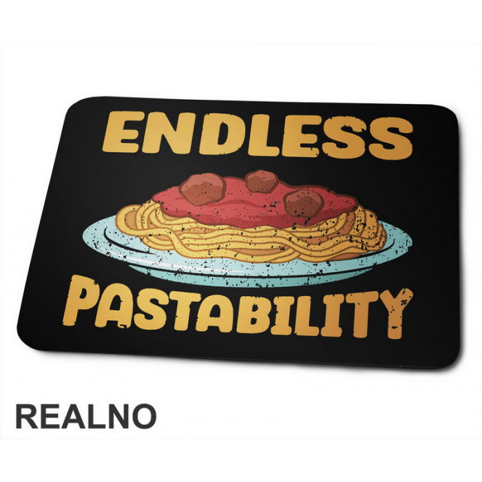 Endless Pastability - Yellow Letters - Hrana - Food - Podloga za miš