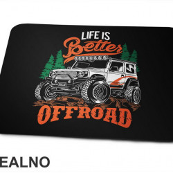 Life Is Better - Colors - Quad - Off Road - Podloga za miš