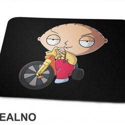 Stewie Rides A Bike - Family Guy - Podloga za miš