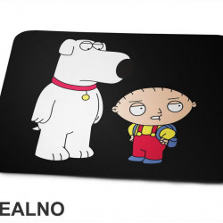 Brian And Stewie Waiting - Family Guy - Podloga za miš