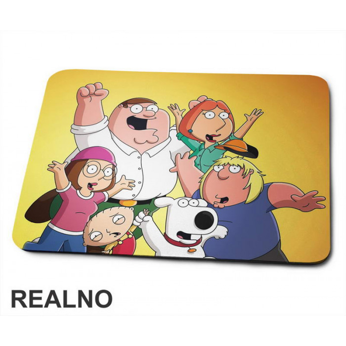 Family - Orange - Family Guy - Podloga za miš