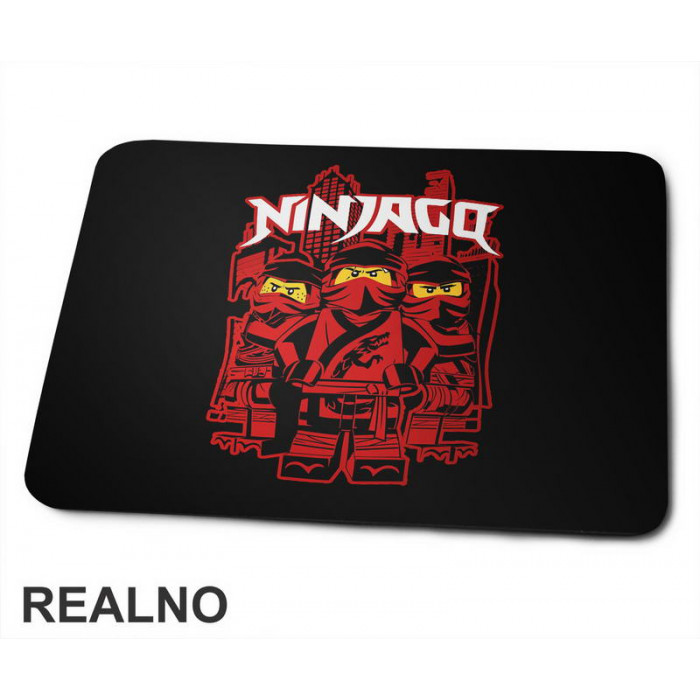 Red Ninjas - Ninjago - Crtani Filmovi - Podloga za miš