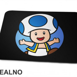 Plava Pečurkica - Super Mario - Podloga za miš