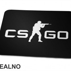 Cs Go Logo With Sniper - Counter - Strike - CS - Podloga za miš Cs Go Logo With Sniper - Counter - Strike - CS - Podloga za miš