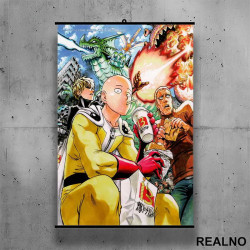Fight - One Punch Man - Poster sa nosačem Fight - One Punch Man - Poster sa nosačem