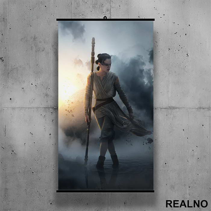 Young Rey - Star Wars - Poster sa nosačem