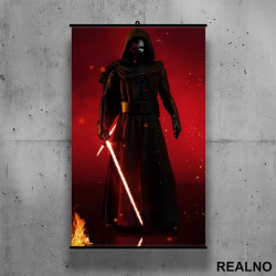 Kylo Ren And Lightsaber - Star Wars - Poster sa nosačem Kylo Ren And Lightsaber - Star Wars - Poster sa nosačem