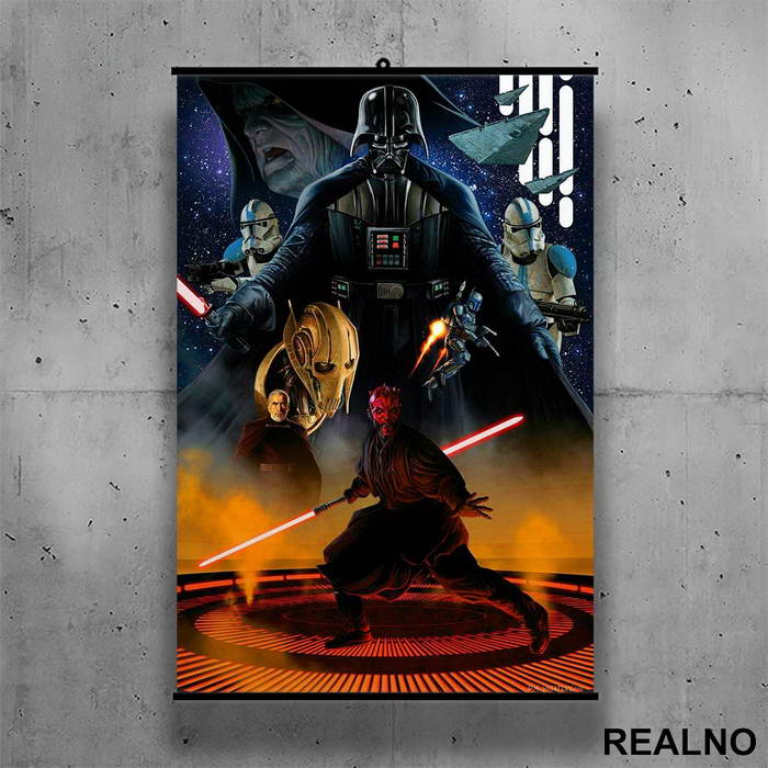 Fighting - Star Wars - Poster sa nosačem