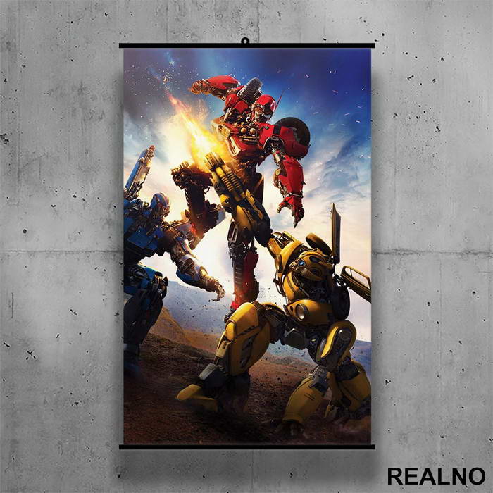 Fight - Transformers - Poster sa nosačem