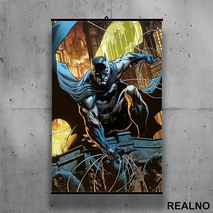 Drawing - Batman - Poster sa nosačem