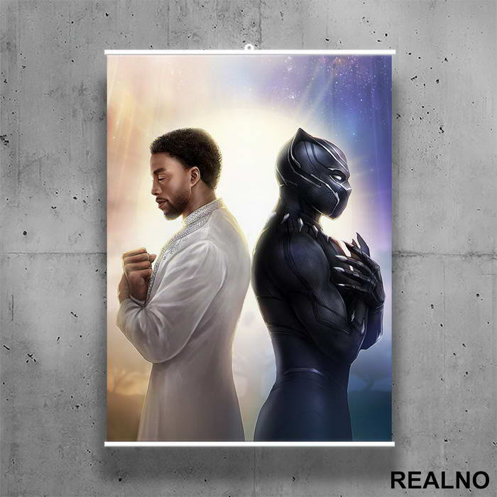 T'Challa - Black Panther - Poster sa nosačem
