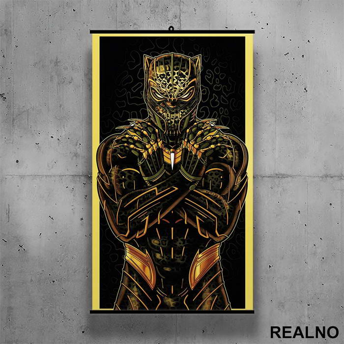 Killmonger - Black Panther - Poster sa nosačem