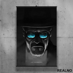 Walter White And Blue Glasses - Breaking Bad - Poster sa nosačem Walter White And Blue Glasses - Breaking Bad - Poster sa nosačem