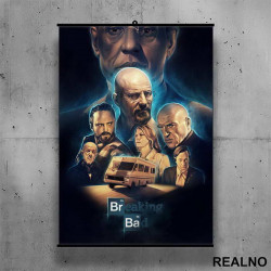 Blue Characters - Breaking Bad - Poster sa nosačem Blue Characters - Breaking Bad - Poster sa nosačem