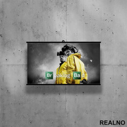 Walter White And Jesse - Logo - Breaking Bad - Poster sa nosačem Walter White And Jesse - Logo - Breaking Bad - Poster sa nosačem