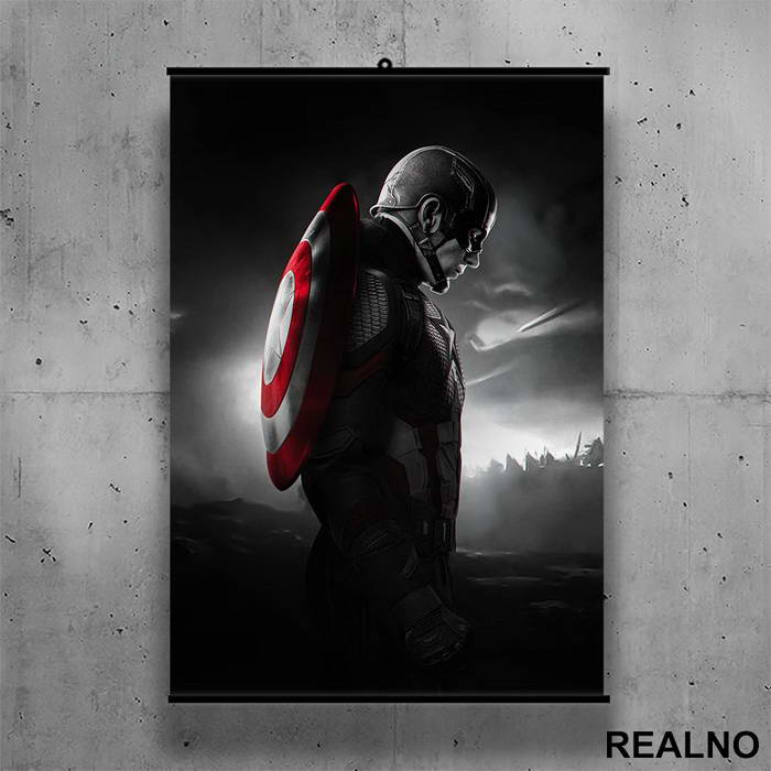 Dark - Captain America - Avengers - Poster sa nosačem