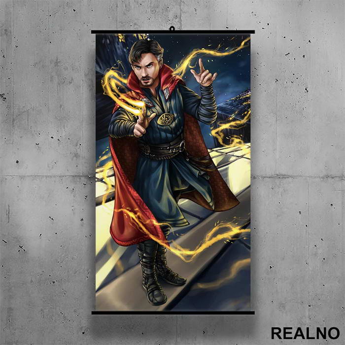 Drawing - Doctor Strange - Poster sa nosačem