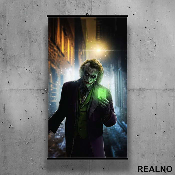 Glowing Card - Joker - Poster sa nosačem