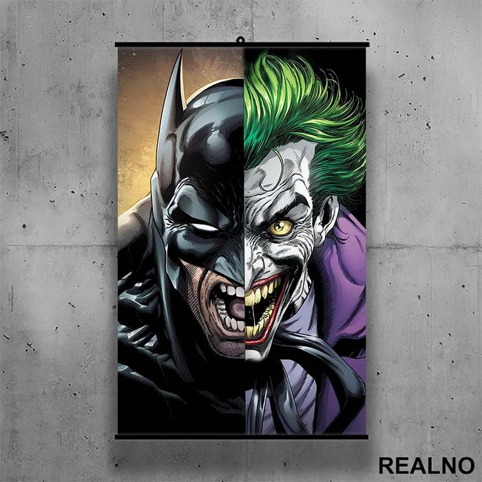 Split With Batman - Joker - Poster sa nosačem