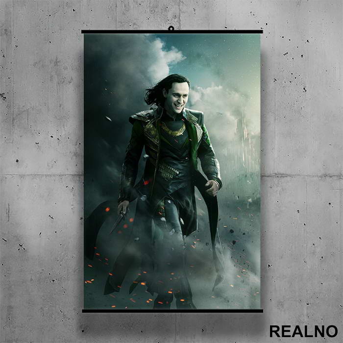 Sparks - Loki - Avengers - Poster sa nosačem