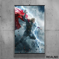 Attack - Thor - Avengers - Poster sa nosačem Attack - Thor - Avengers - Poster sa nosačem