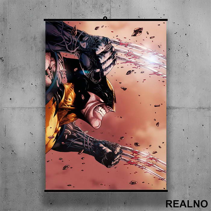 Particles - Wolverine - Poster sa nosačem